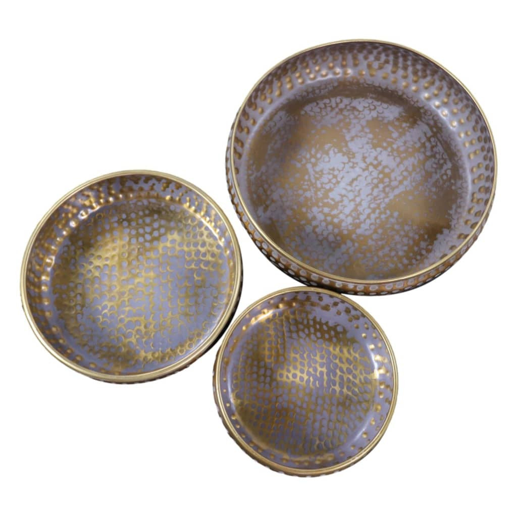 Hsm Collection Juego De Cuencos Decorativos 3 Piezas_3