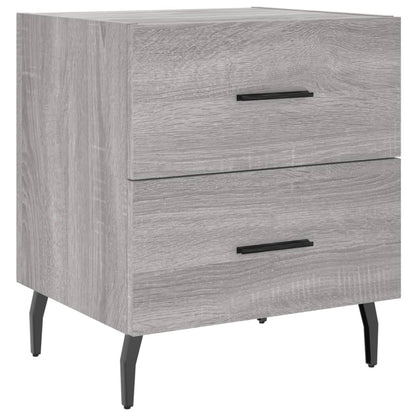 Mesitas Noche 2 Uds Madera Ingeniería Gris Sonoma 40x35x47,5 Cm_3