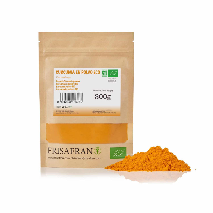 Cúrcuma En Polvo Ecológica - Calidad Y Sabor | Frisafran 100 G_0
