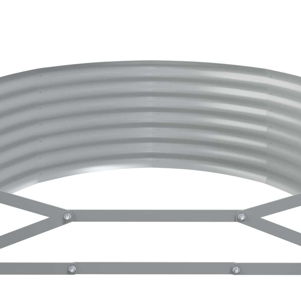 Jardinera Arriate Acero Galvanizado Marrón 175x100x36cm_4