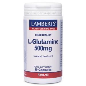 L-Glutamina 500 mg, 90 cápsulas