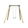 Masgames Karai Deluxe Adult Square Wooden Single Swing With Chains.
