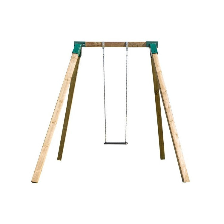 Columpio Individual De Madera Cuadrada Masgames Karai Deluxe Adultos Con Cadenas._0