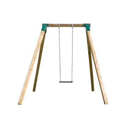 Columpio Individual De Madera Cuadrada Masgames Karai Deluxe Adultos Con Cadenas._0