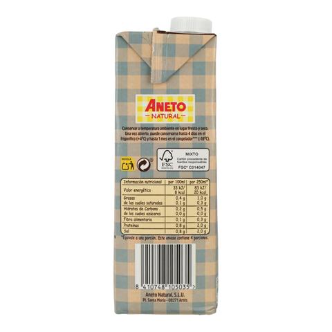Embalagem de 1L de caldo de galinha biológico natural + 1L de caldo de peixe biológico Aneto GRÁTIS