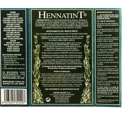 Hennatint Médio Cinza Castanho Radhe 120 Ml Radhe