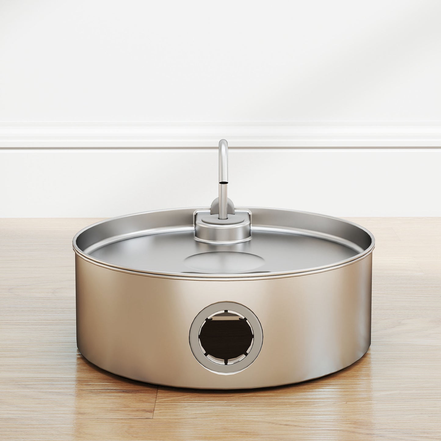 Pawhut Fuente Para Gatos De Acero Inoxidable 7l Silencioso Con Sistema De Filtro_4