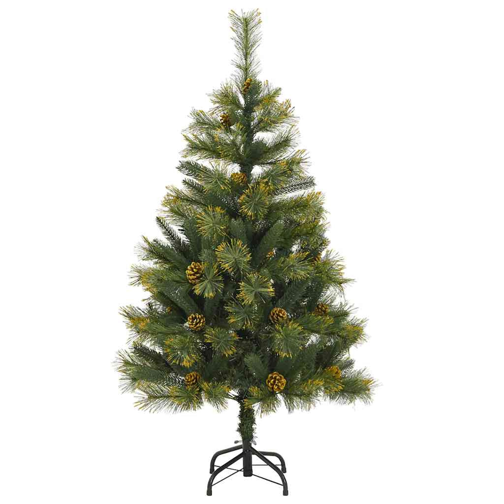 Vidaxl Árbol De Navidad Artificial Con Bisagras 150 Led Y Bolas 150 Cm_4
