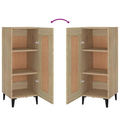 Aparador Madera Contrachapada Color Roble Sonoma 34,5x34x90 Cm / Vetonek_3