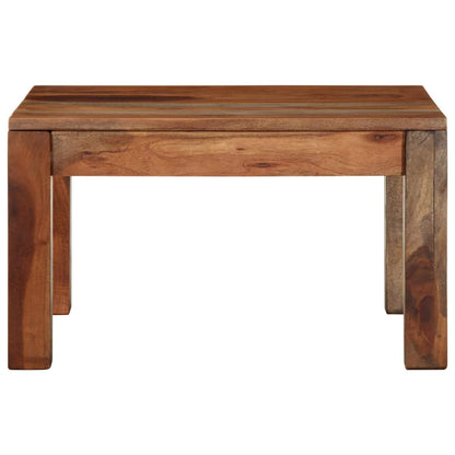 Mesa De Centro Madera Maciza De Acacia 60x60x35 Cm_0