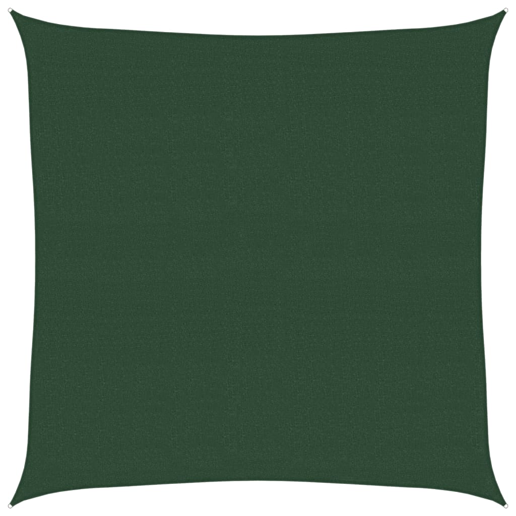 Toldo De Vela Hdpe Verde Oscuro 160 G/m² 7x7 M_0