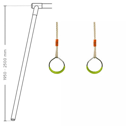 Conjunto de anéis de baloiço Soulet
