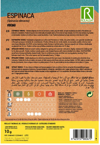 Semillas Espinaca Viking 10g_1