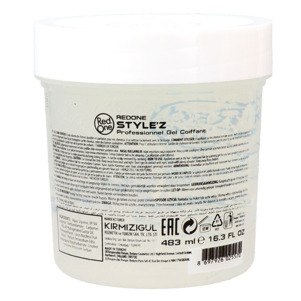 Red One Style'z Hair Gel Coconut Oil 483ml_3