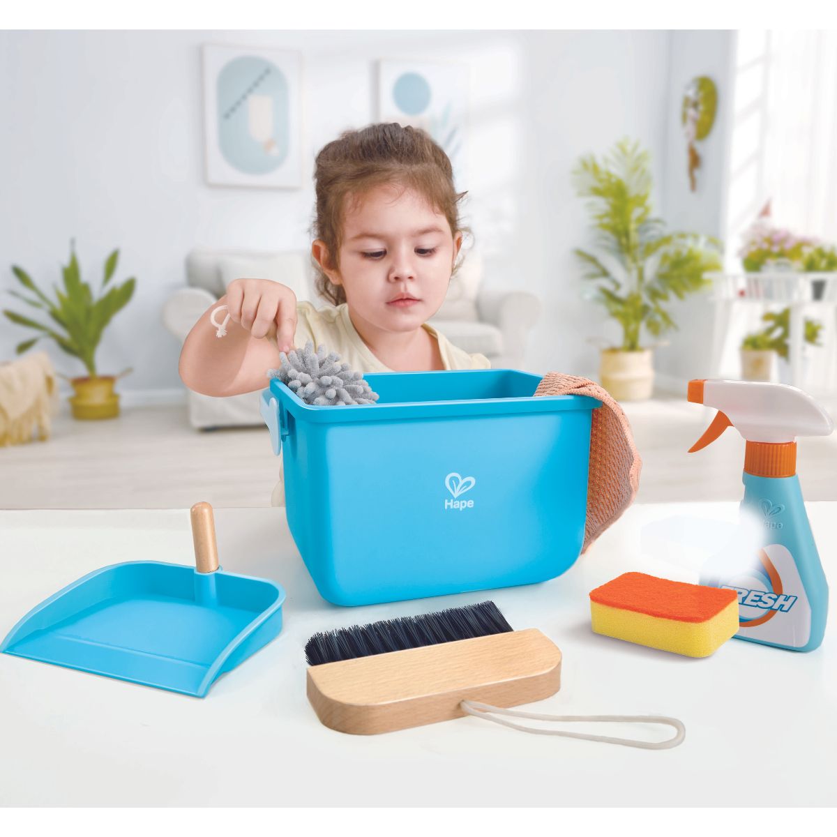 Set Juego Limpieza Cubo Clean Up Bucket Hape_2