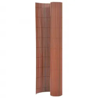 Valla De Jardín Doble Cara Marrón 110x400 Cm / Vetonek_1