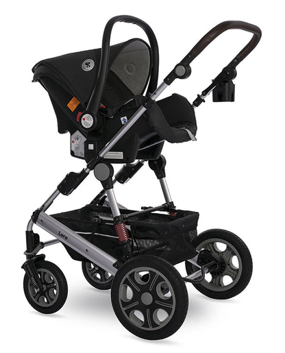 Carro De Bebé Tres Piezas Convertible Lora Hasta 15 Kg Steel Grey_4