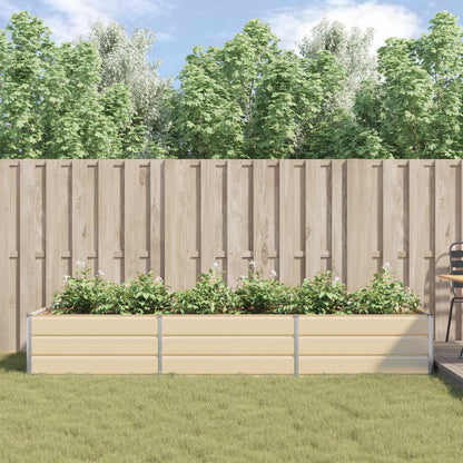 Jardinera Marfil 290 X 100 X 45 Cm Acero Galvanizado_3
