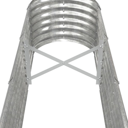 Jardinera Arriate Acero Galvanizado Plata 260x40x36 Cm_4