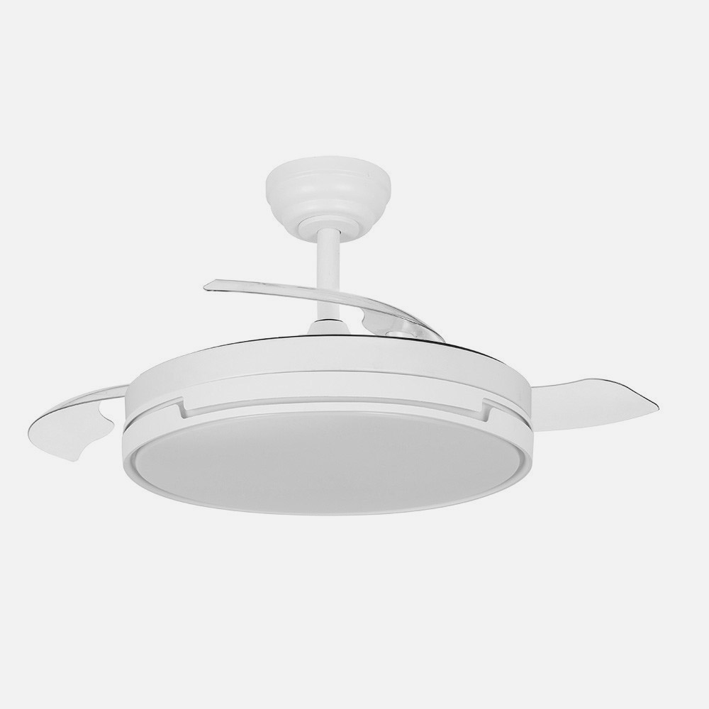 Ventilador Dc Papiro 72w Blanco 3aspas Desp.107d 6120lm 3000k4000k6500k + Control Remoto+ Memoria+ Temporizador_2