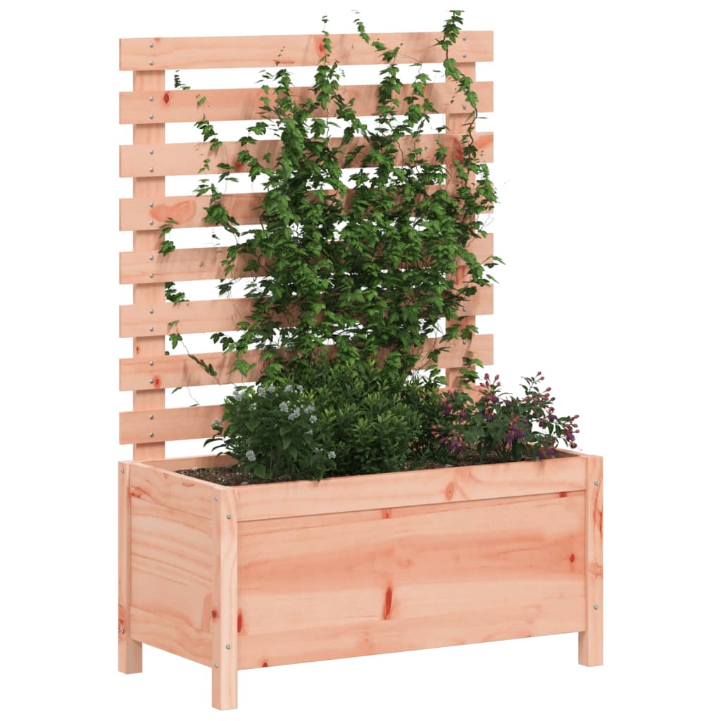 Jardinera Con Estantería Madera Maciza Douglas 79x39,5x114 Cm_2