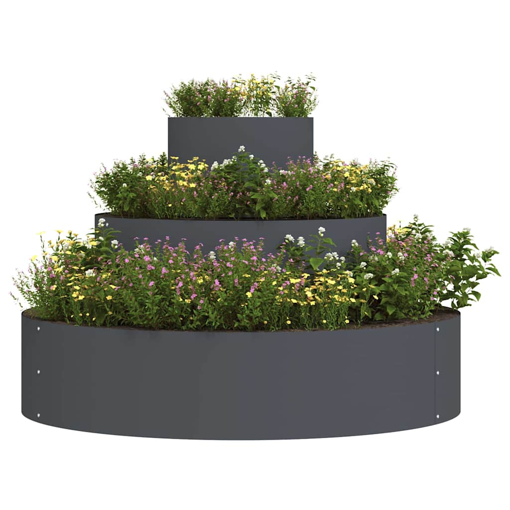 Maceta Para Jardín Antracita 90 X 90 X 20 Cm_2