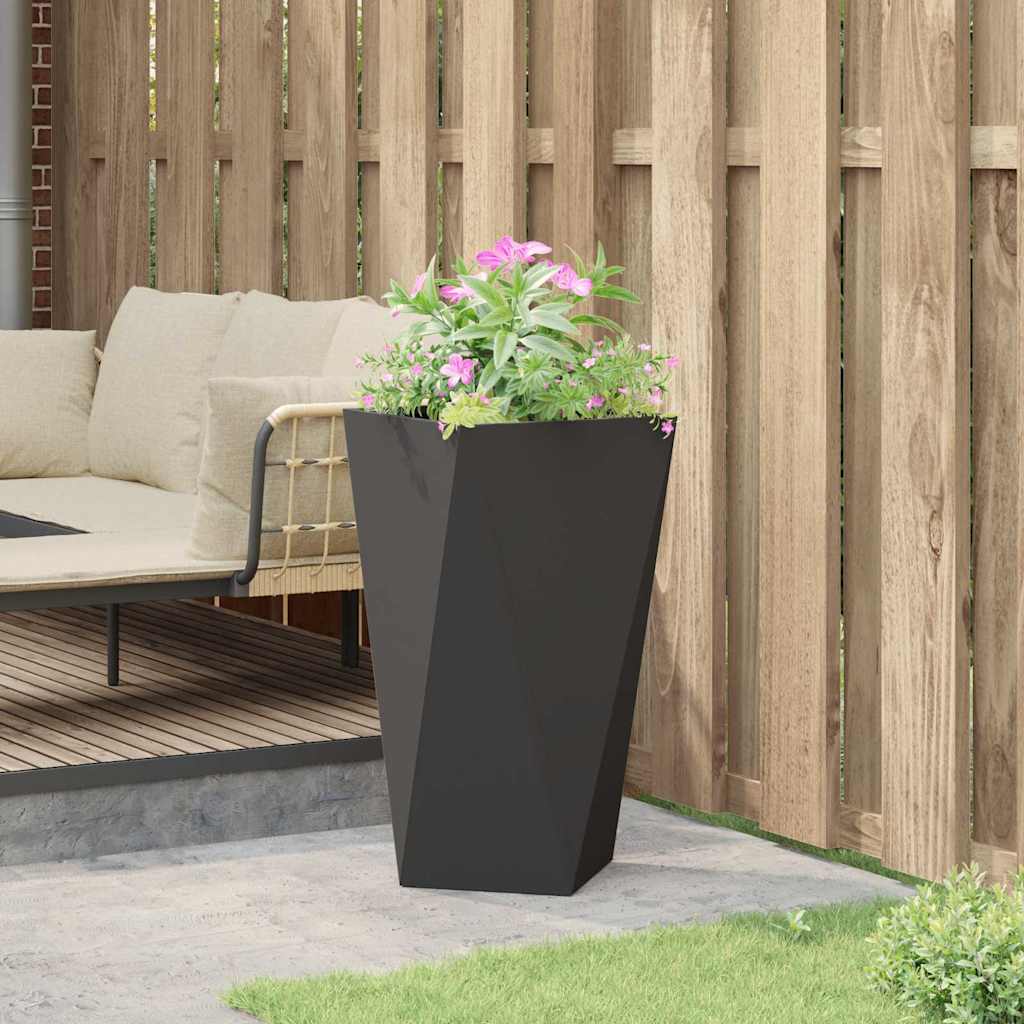 Jardinera Negro 40 X 40 X 75 Cm Acero_3