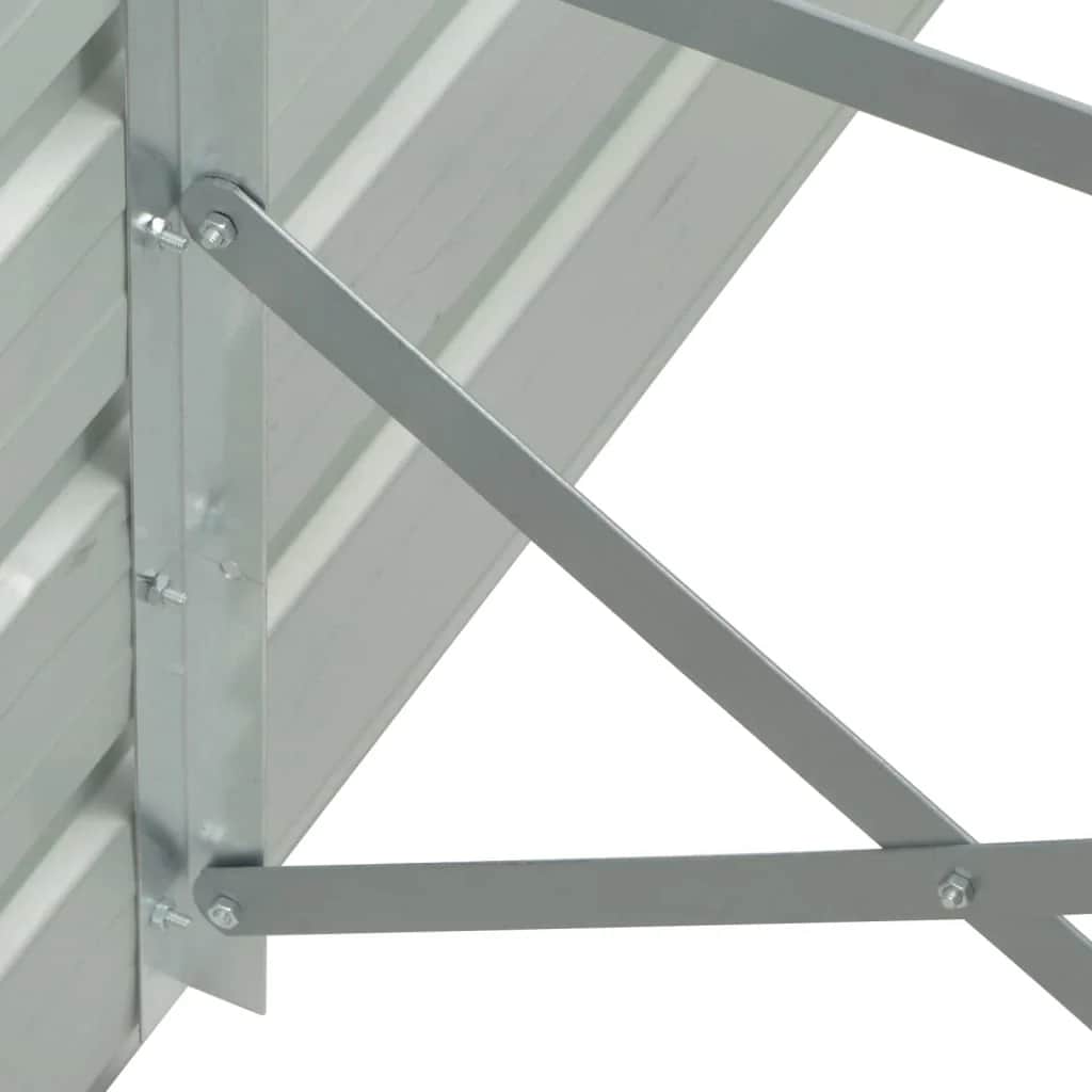 Jardinera Elevada Acero Galvanizado Gris 320x40x77 Cm_4