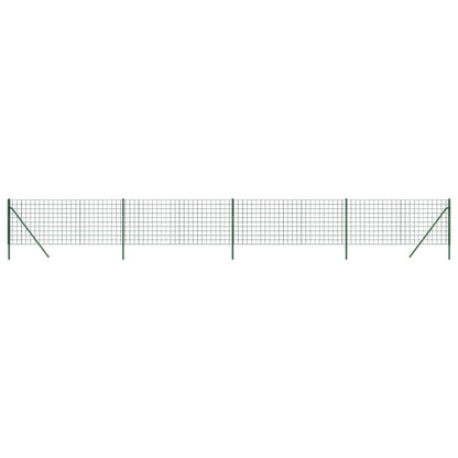 Cerca De Alambre De Acero Galvanizado Verde 0,8x10 M / Vetonek_1