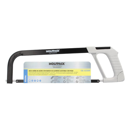 Arco Sierra Acero Con Empuñadura De Aluminio Angulo Corte Ajustable. Corta Acero, Aluminio, Madera, Plastico, Cobre