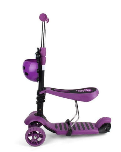 Patinete Evolutivo Con Asiento Kiddy Evo Purple_1