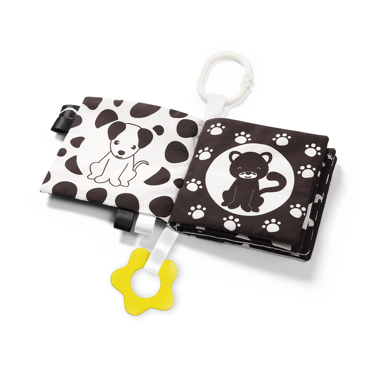 Libro Blando De Actividades Sensorial Black&white_2