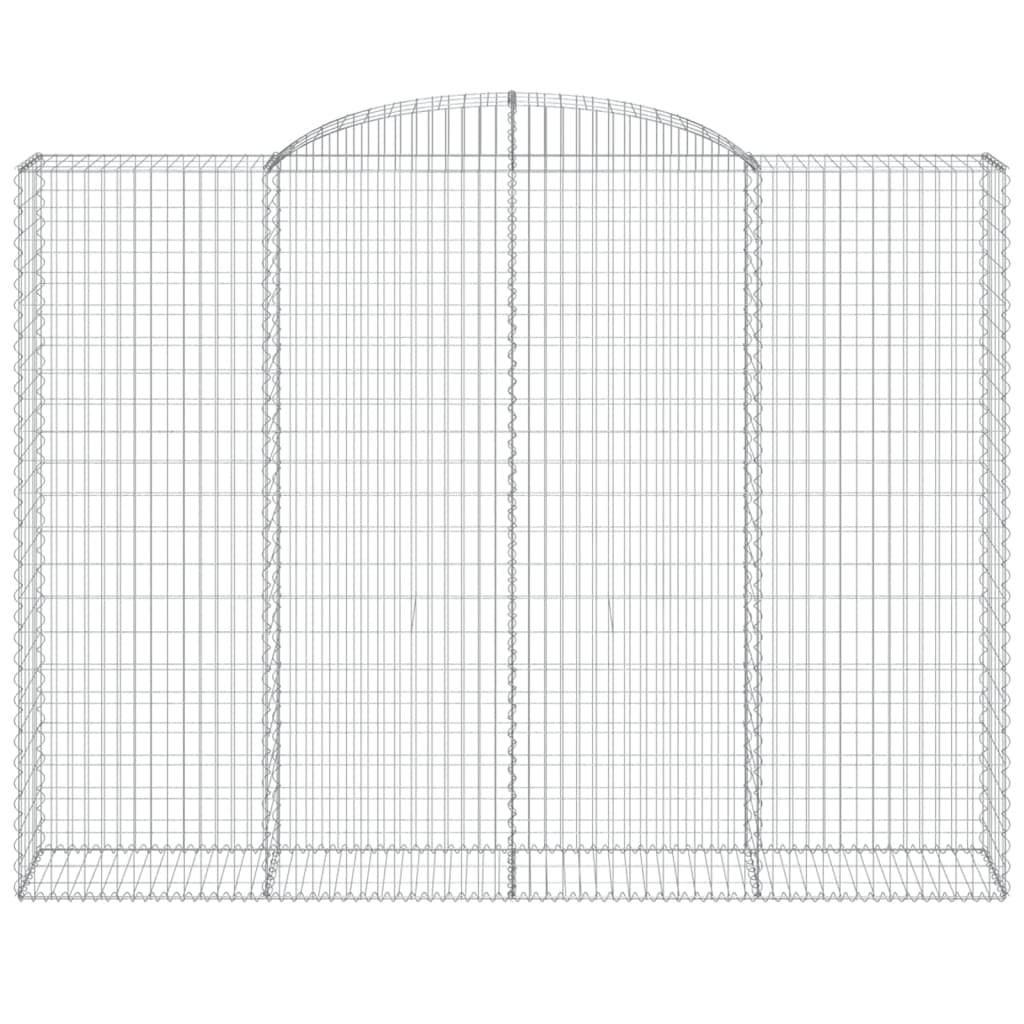Cestas De Gaviones 5 Uds Forma De Arco Hierro 300x50x220/240 Cm_3