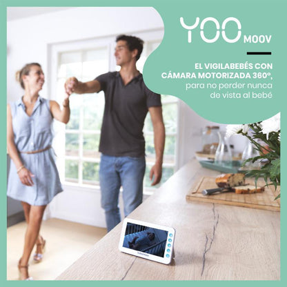 Monitor para bebé com câmara motorizada YOO Moov Babymoov