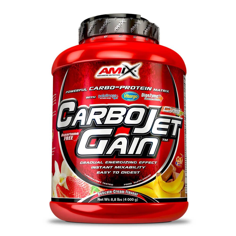 Carbojet Gain - 4kg - Chocolate - Ganadores De Peso Con Proteína - Amix Nutrition_0
