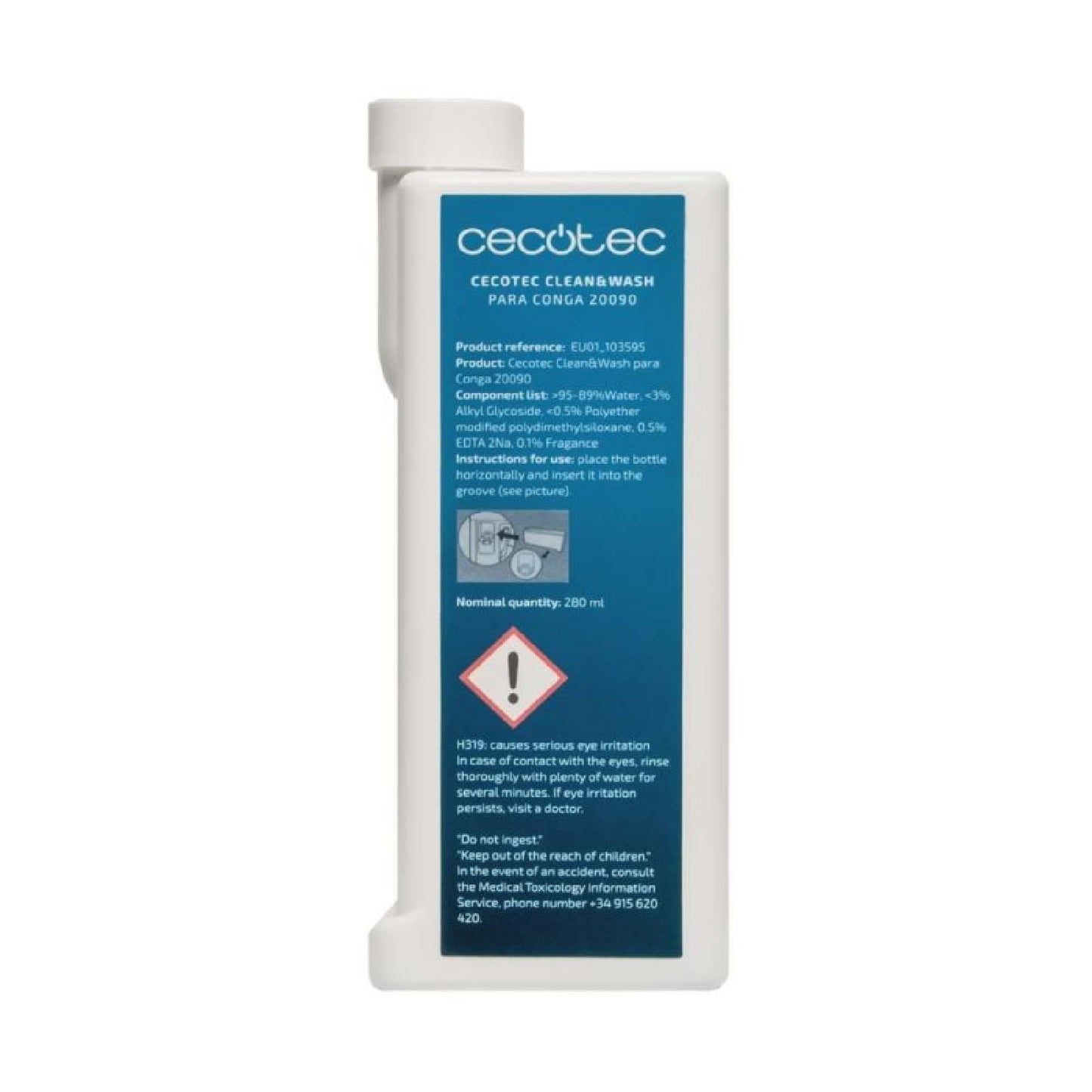 Cecotec Líquido De Limpieza Para La Base De Autovaciado Clean&wash Para Conga 20090 Proai Infinitysoap Cut&spa 280ml_2