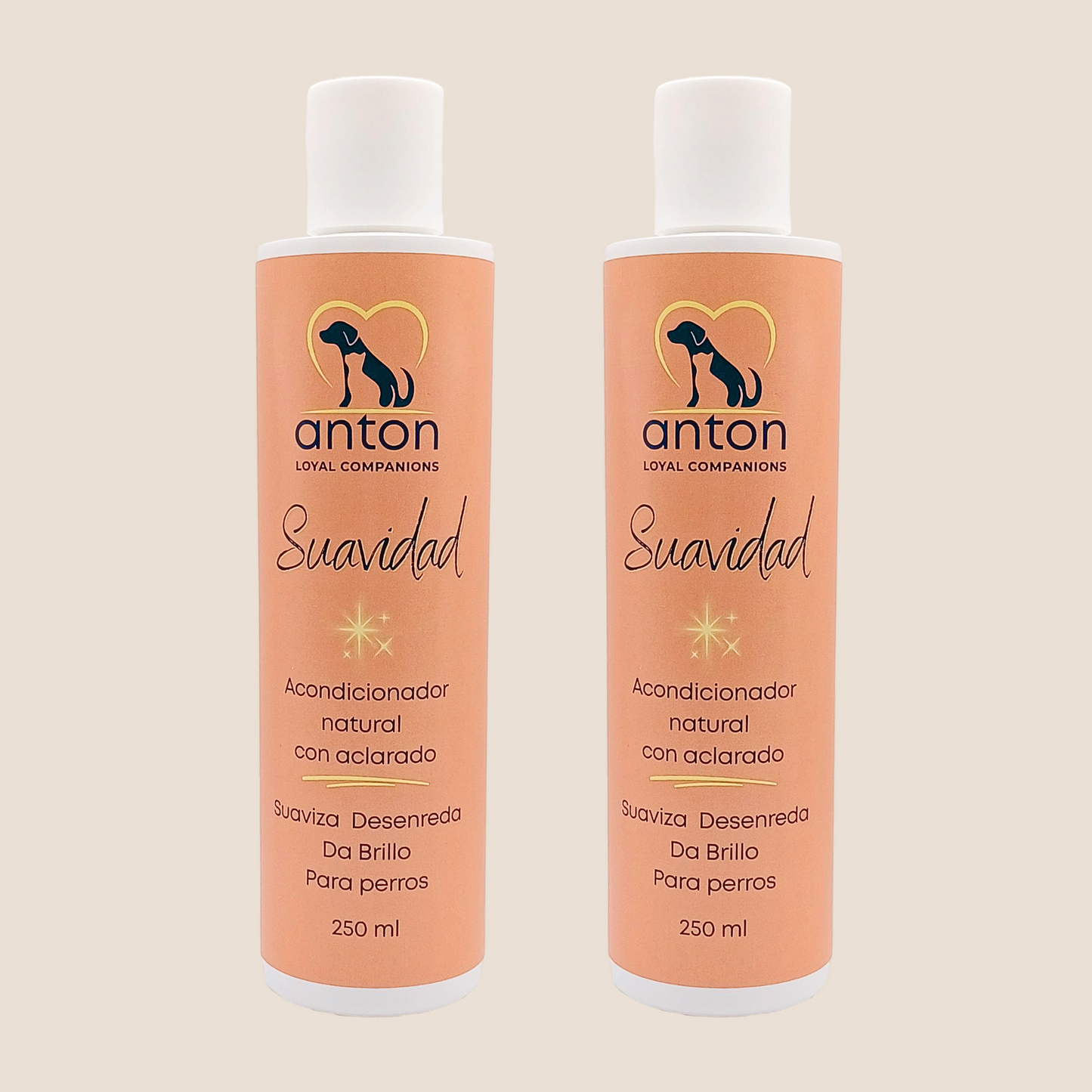 Acondicionador natural para el cuidado del pelaje de perros – Pack 2 x 250 ml_0