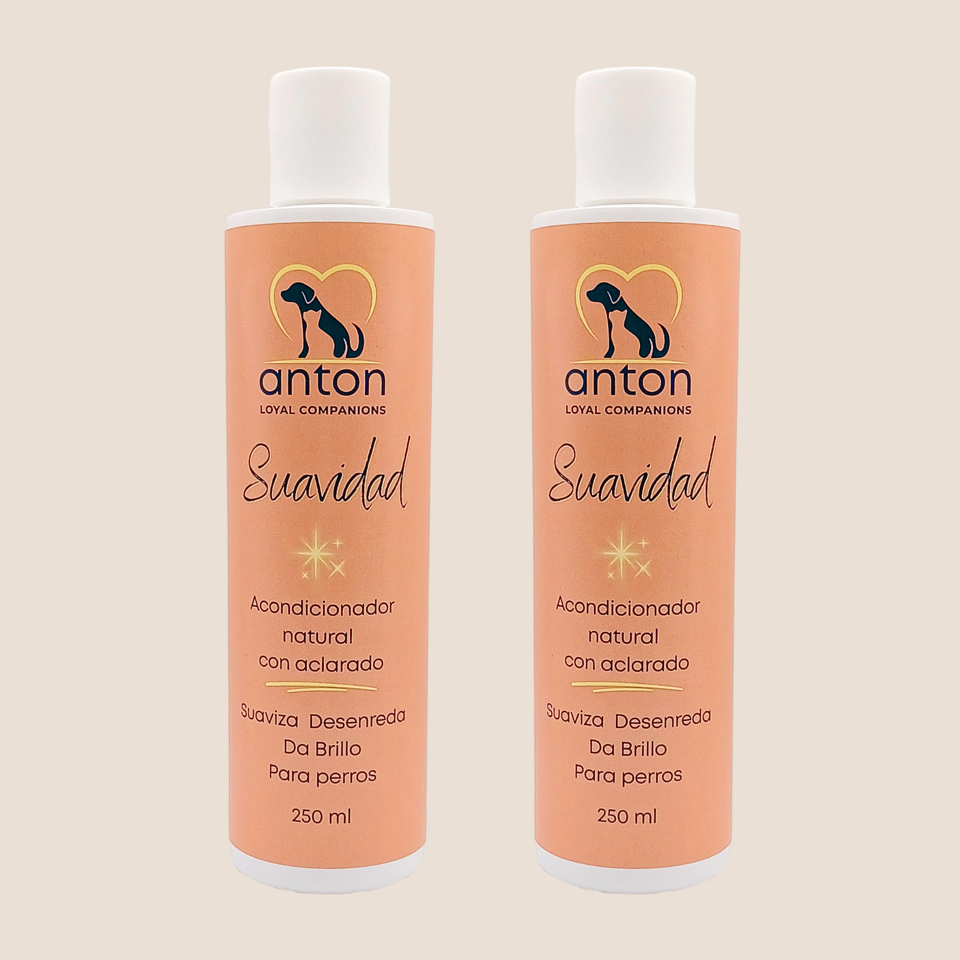 Acondicionador natural para el cuidado del pelaje de perros – Pack 2 x 250 ml_0