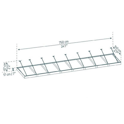 Marquise Sophia XL 140x750 cm opala Canopia