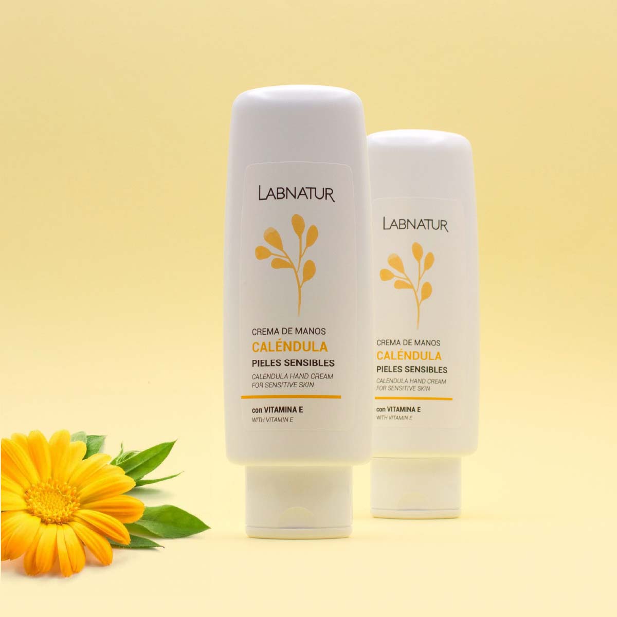 Crema de Manos Caléndula Labnatur 100 ml | Hidratante | Calmante | Manos Secas y Sensibles_3