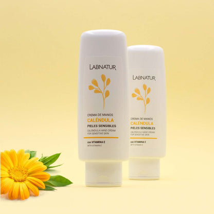 Crema de Manos Caléndula Labnatur 100 ml | Hidratante | Calmante | Manos Secas y Sensibles_3