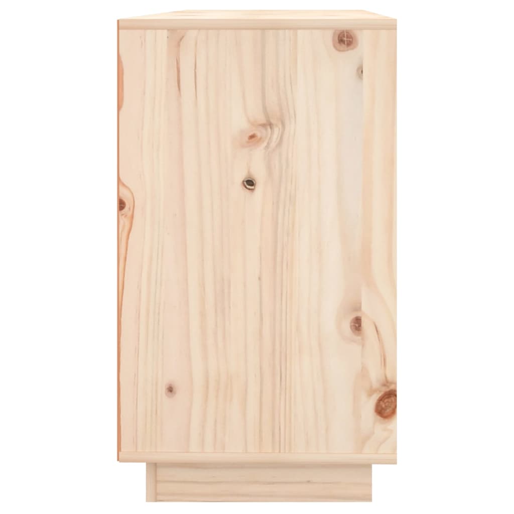 Aparador De Madera Maciza De Pino 111x34x60 Cm / Vetonek_2