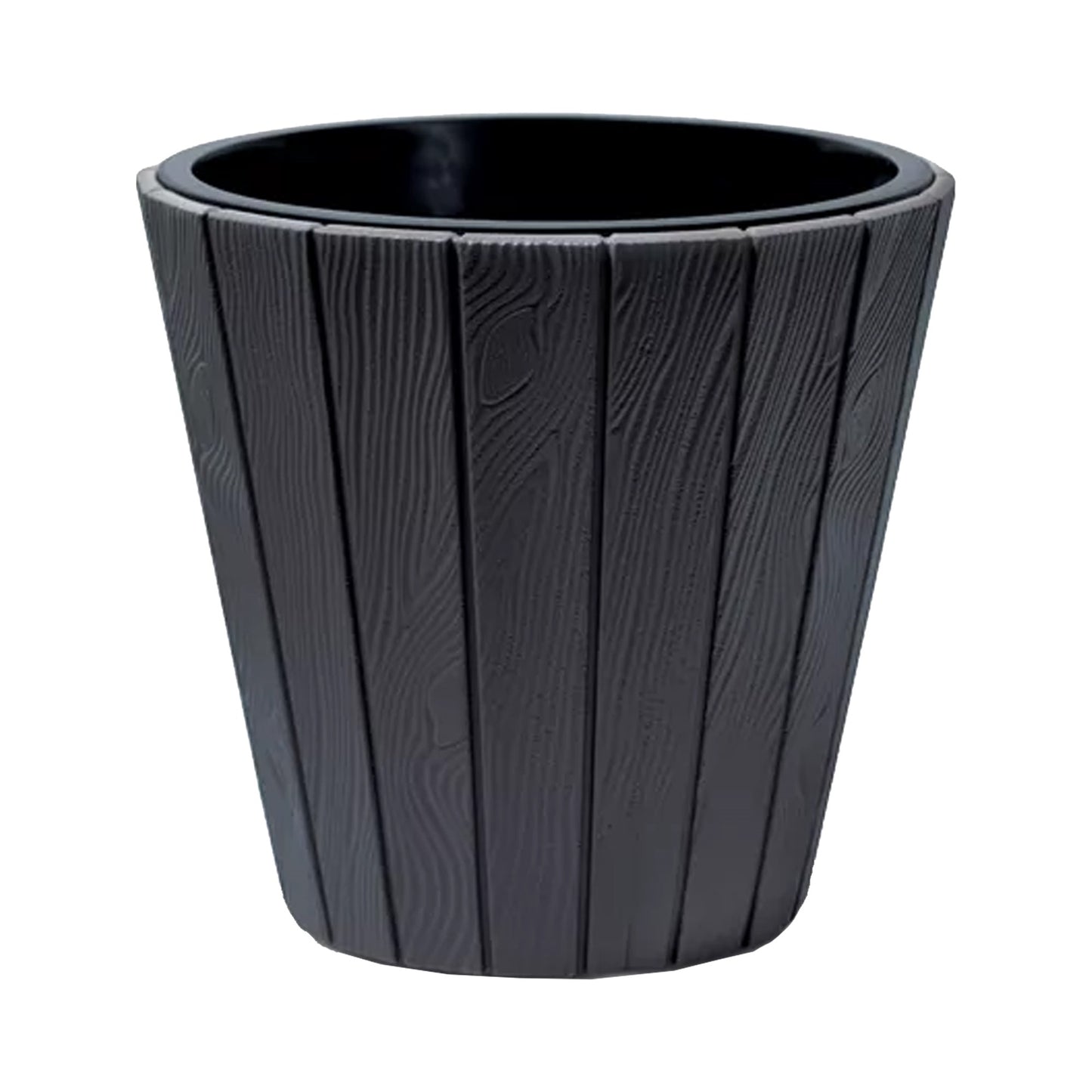 Maceta Woode 12l., Dimensiones (mm) 299x299x281, Color Antracita_0