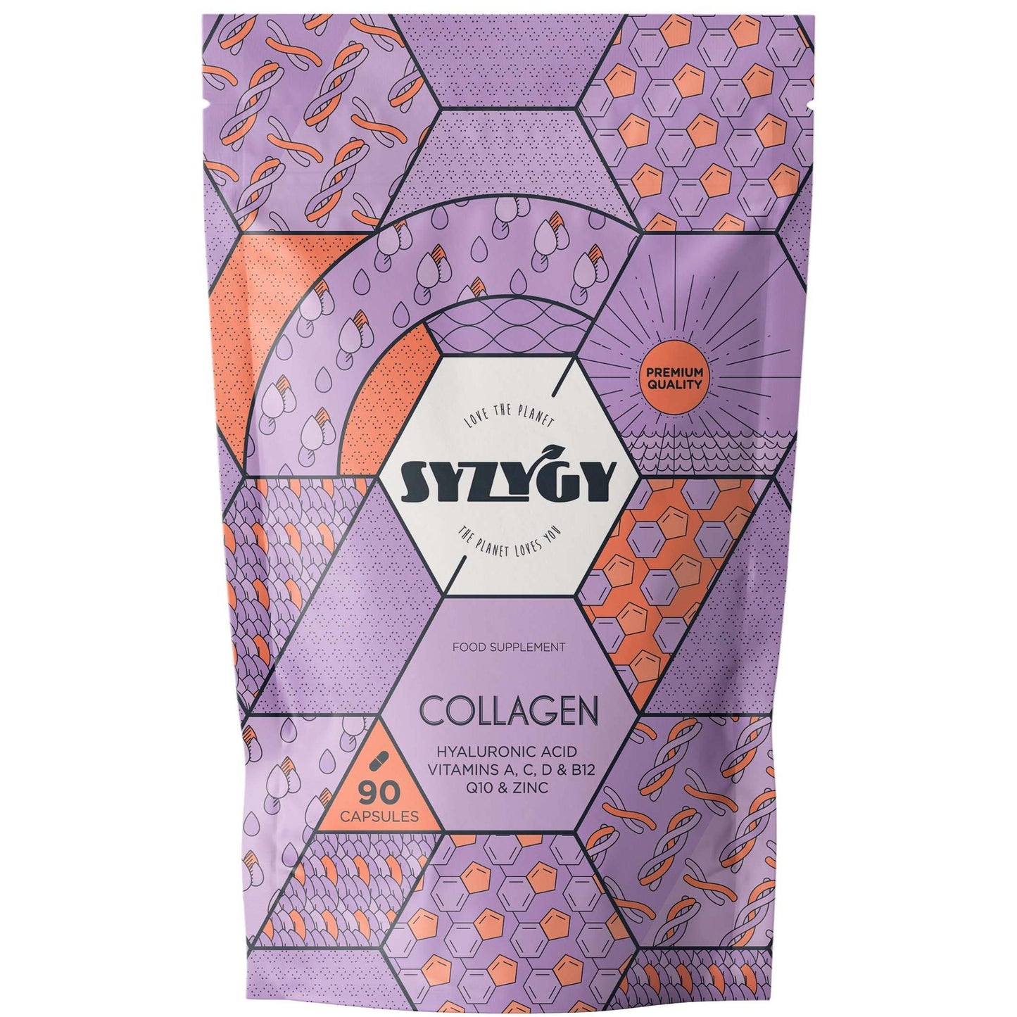 Colagénio com Ácido Hialurónico | Aldous SYZYGY FOOD 750mg 90 Cápsulas