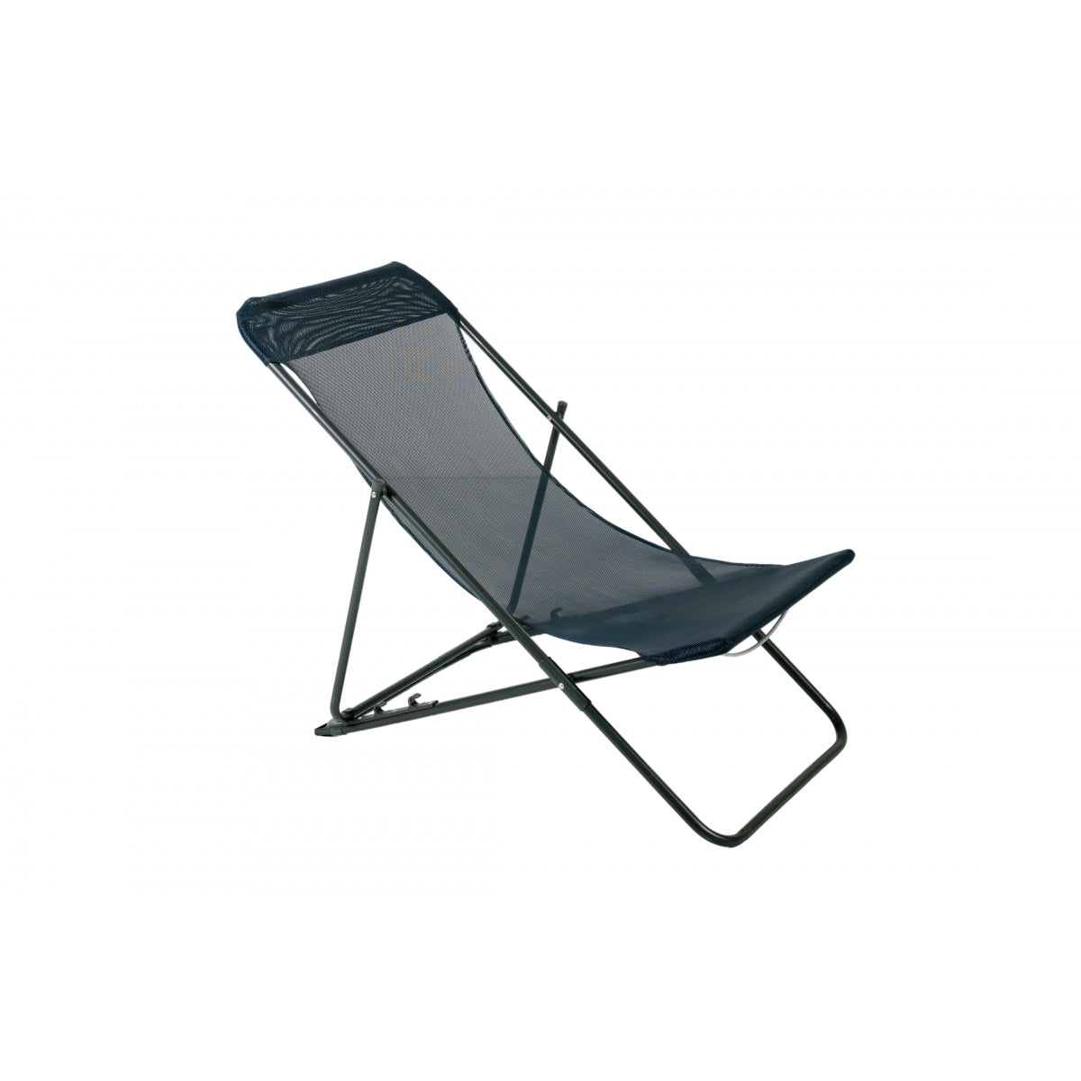 Lote De 2 Sillas De Jardín Plegables De Acero Texaline Azul - Mobiliario De Jardín - Chill Out - 98x56xh75cm_2