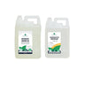 Embalagem ECO hipoalergénica e sem fragrância: máquina de lavar louça manual de 5 litros + detergente líquido para a roupa Planeta Huerto de 5 litros