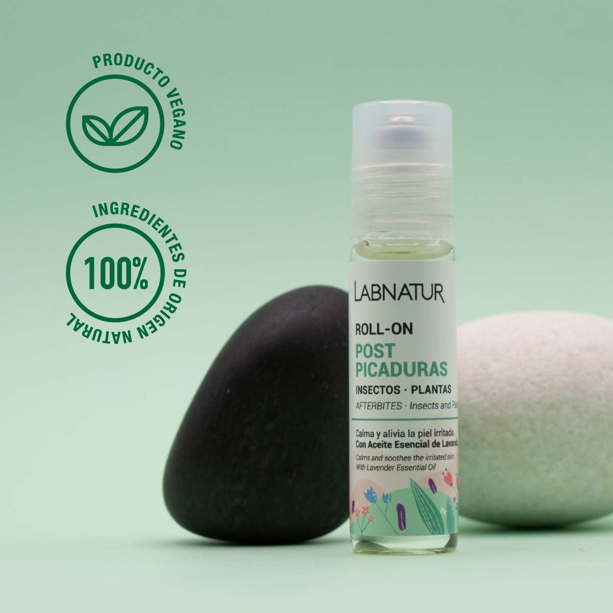 Roll-On Post Picaduras Labnatur 14 ml | Lavanda y Pantenol | Calma Picor, Irritación y Enrojecimiento | Vegano_1
