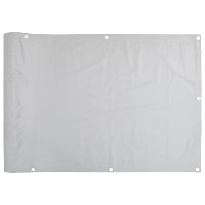 Pantalla De Privacidad De Balcón Pvc Gris 800x75 Cm / Vetonek_5