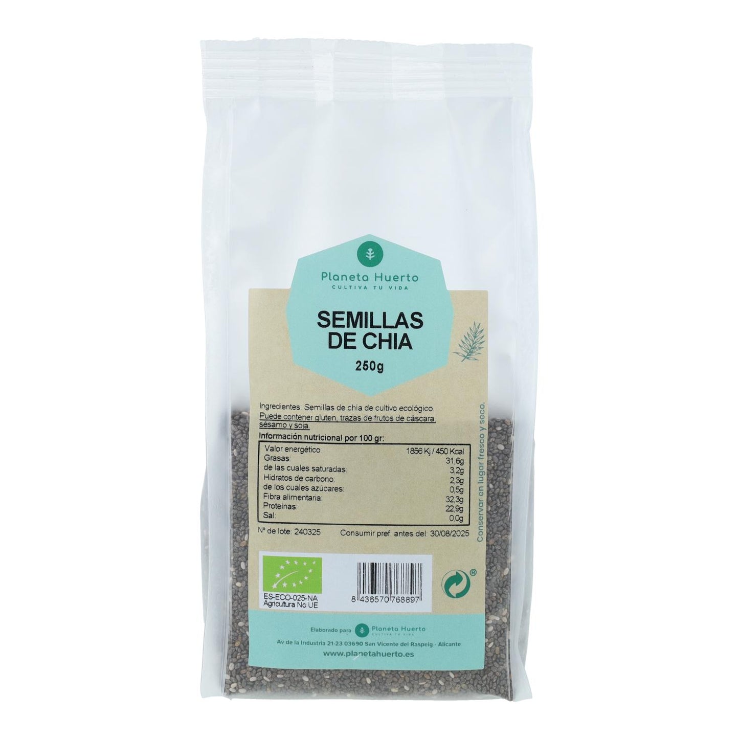 Sementes de Chia ECO Planeta Huerto 500g