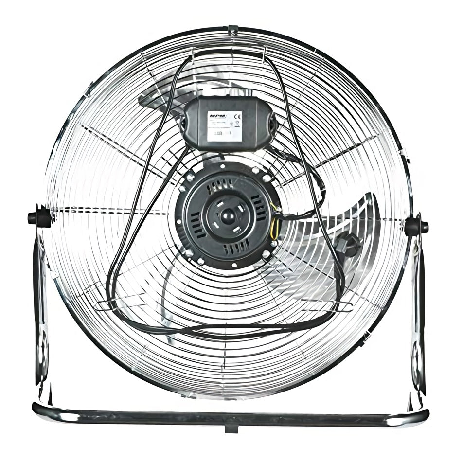 Ventilador Industrial Suelo, 35 Cm, Cuerpo Metal, 3 Aspas Metálicas, 3 Velocidades, Silencioso Mpm Mwp-04, Plata_4